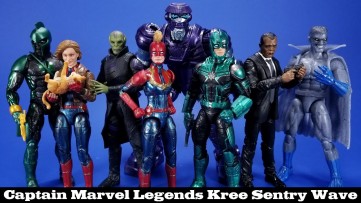 Marvel Legends Kree Sentry Series Captain Marvel Hasbro Action Figure Review