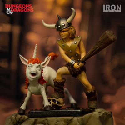 Action figure Bobby, the Barbarian and Uni BDS Art Scale 1/10 from Dungeons & Dragons by Iron Studios