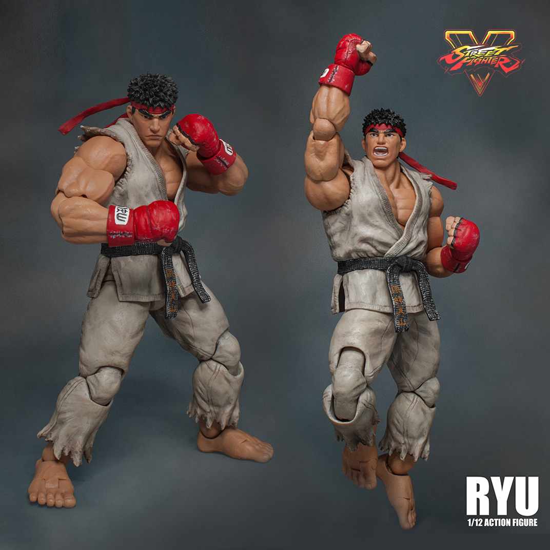 RYU - Street Fighter V 1 / 12 Scale Action Figure by Storm Collectibles
